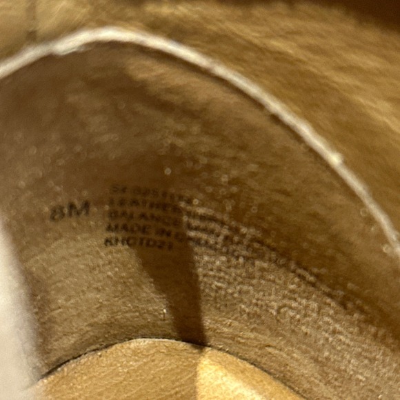 Söfft Women's Taupe Laser Cut Out Leather Wedge Heel Ankle Booties 8M Western - Picture 6 of 8